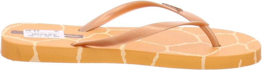 ipanema womens love safari fem flip flops brown copper 7 uk flip-flops