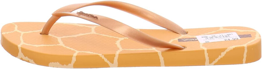 ipanema womens love safari fem flip flops brown copper 7 uk flip-flops