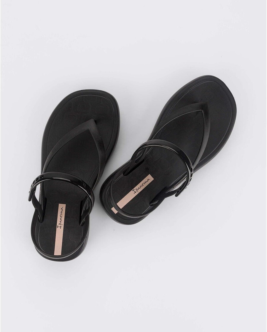 ipanema womens verano sandal - womens platform sandals thong sandal with adjustable ankle strap low wedges pvc sandals for women black 11 flip-flops
