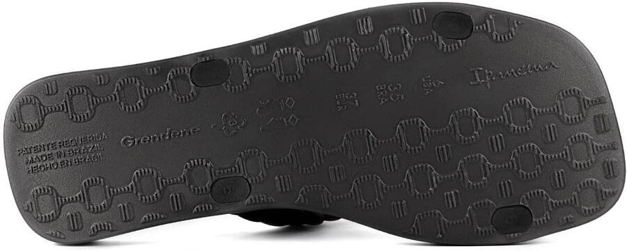 ipanema womens fever slides - comfortable and trendy slip-on sandals flip flops for women with braided double straps black 6 slides