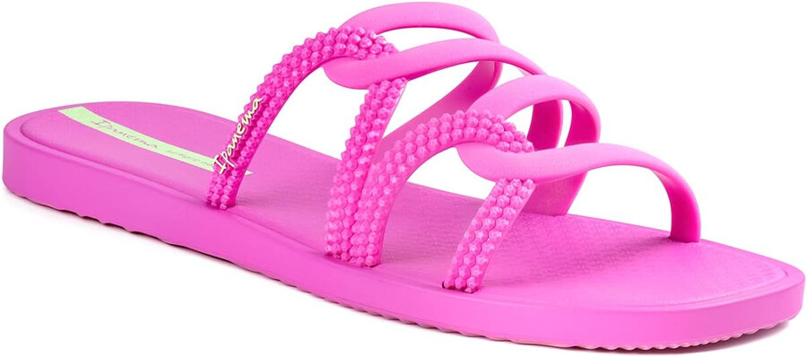 ipanema womens solar slides - comfortable and stylish slip-on sandals flip flops for women with interlacing and looping woven straps lilaclilac 9 slides