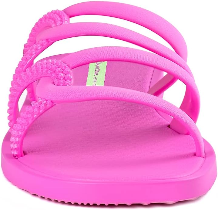 ipanema womens solar slides - comfortable and stylish slip-on sandals flip flops for women with interlacing and looping woven straps lilaclilac 9 slides
