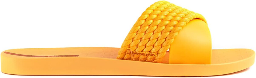ipanema womens street ii slides - comfortable and trendy slip-on sandals flip flops for women with wide minimalist crisscross upper orangeorange 6 flip-flops