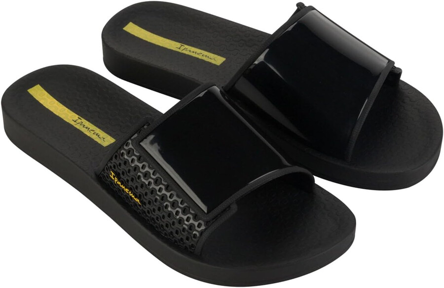 ipanema womens anatomic urban slide - comfortable womens slides fashion slides pvc sandals sporty shoes for women black 5 slides