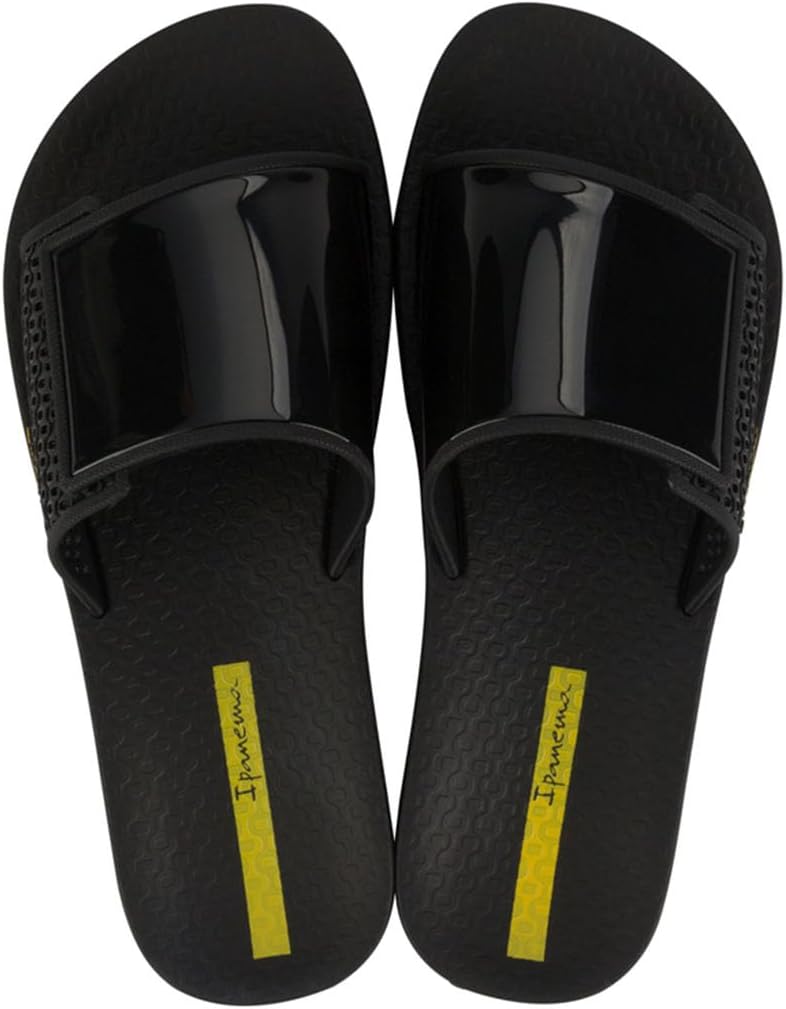 ipanema womens anatomic urban slide - comfortable womens slides fashion slides pvc sandals sporty shoes for women black 5 slides
