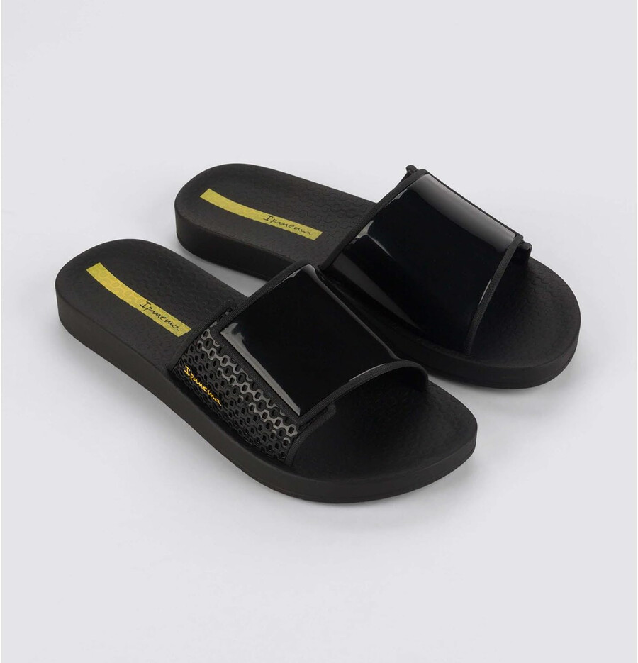 ipanema womens anatomic urban slide - comfortable womens slides fashion slides pvc sandals sporty shoes for women black 5 slides