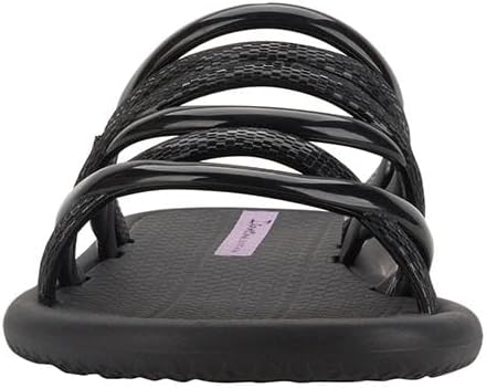 ipanema womens meu sol slides blacklilac size 6 slides